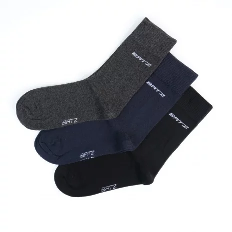 BATZ LifeStyle 3 pár Férfi (black/navy/grey) klasszikus zokni