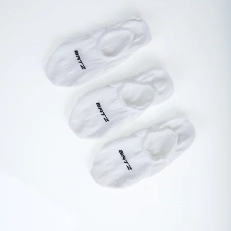 BATZ LifeStyle 3 pár Unisex (white/white/white) titokzokni