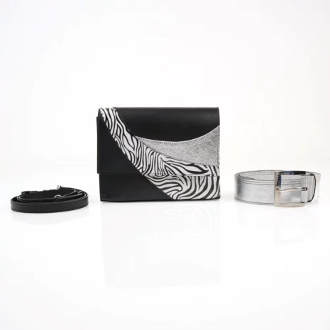 BATZ X HODLIK ANNA Lady Belt bag (Zebra)