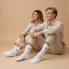 BATZ LifeStyle 3 pár Unisex (white/white/white) crew zokni